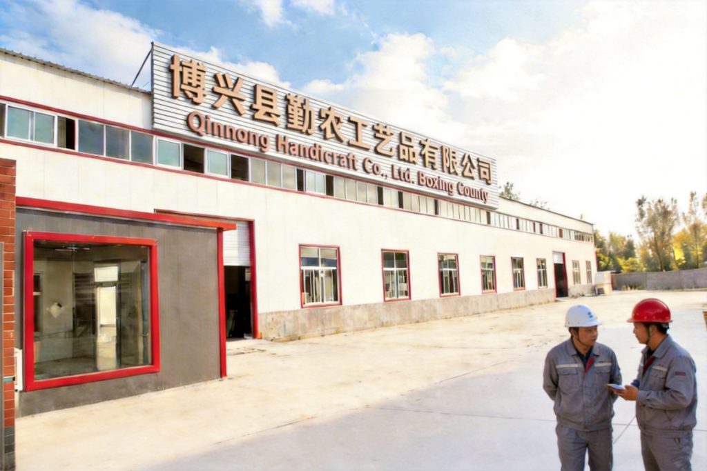 WovenNatural handwoven home decor factory exterior in Binzhou, Shandong